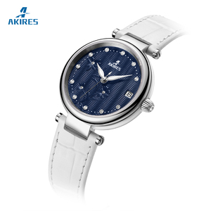 Akires de diamantes de imitación reloj de diamantes OEM mecánico automático reloj de pulsera para las mujeres Reloj mecánico <span class=keywords><strong>muj</strong></span> - Product Image 3