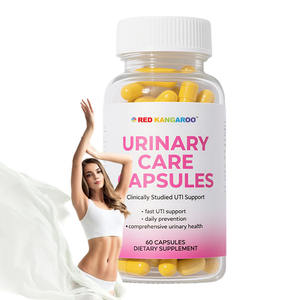 Capsules OEM de soins urinaires Soutien <span class=keywords><strong>UTI</strong></span> rapide Renforce la vessie Santé urinaire complète Clean Flush Supplément pour voies urinaires - Product Image 1