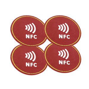 맞춤형 방수 재료 13.56Mhz 의류 NFC 213 칩 의류 내열 부직포 용 짠 라벨 Tags - Product Image 4