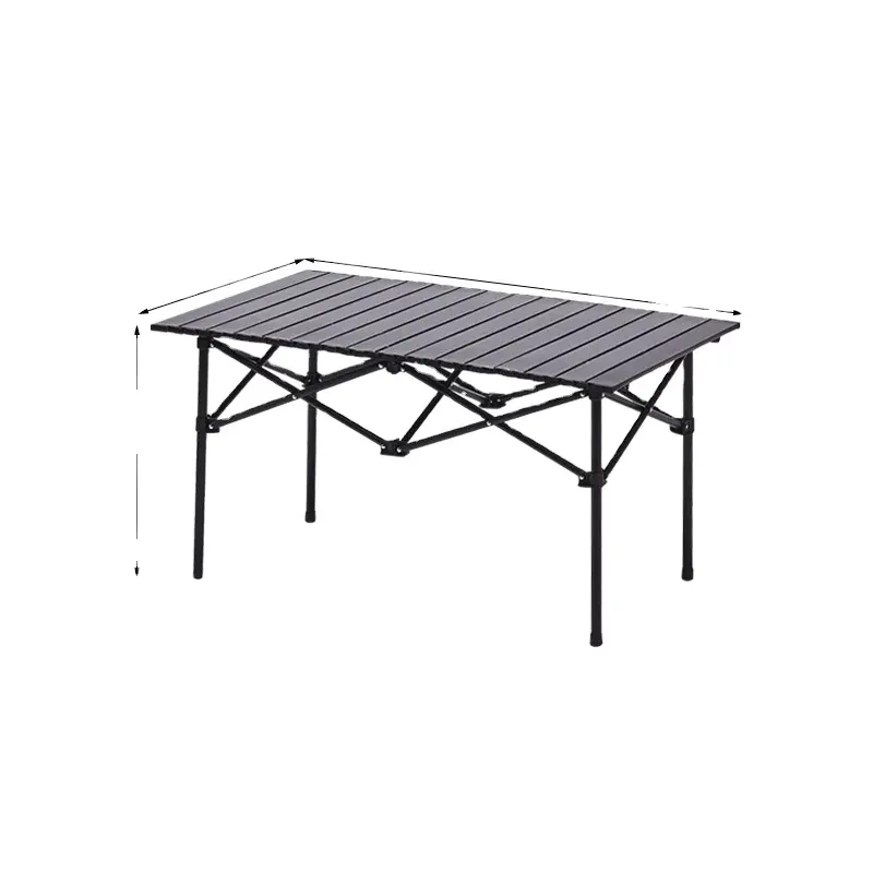 Factory Outdoor Portable Cheap Steel Frame Picnic Light Camping Folding Table