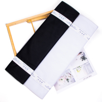 Rouleau de tulle floral noir et blanc, gaze transparente pour emballage de fleurs, filet pour bouquets, fournitures en gros pour fleuristes