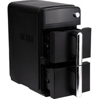 Friteuse à air numérique moderne carrée à double panier en plastique 5+5L avec écran LED et protection contre la surchauffe pour usage domestique (OEM & ODM)