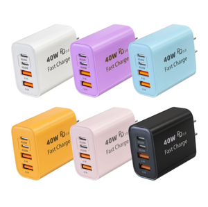 Cargador Rápido de 40W Estándar Estadounidense, Compatible con Cargador 15 y Teléfonos Samsung 2C2A, Renovación del Hogar Inteligente >> Hogar Inteligente - Product Image 1