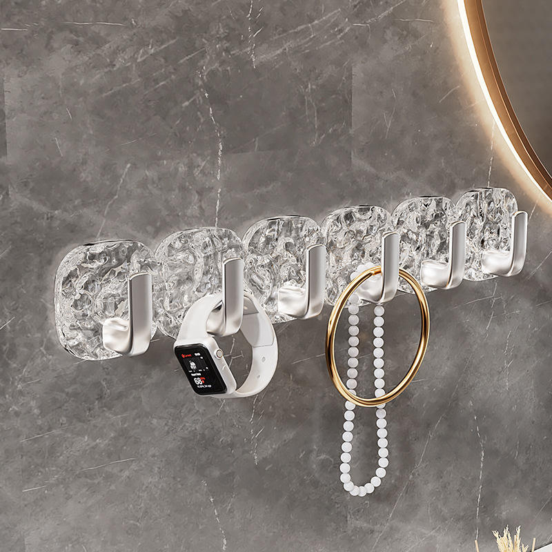 ชุด 6 ชิ้น สีเงินโปร่งแสง