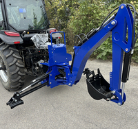 GREENWOOD CE Approved LW-8 Traktor 3 Point Hitch Backhoe PTO Hydraulic Drive Backhoe Attachment untuk Dealer