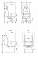 Silla de Oficina Ergonómica de Alta Calidad con Respaldo de Malla, Reposabrazos Ajustables y Giratorios, Certificada por BIFMA, para Hoteles, Comercios y Hospitales