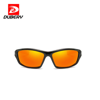 DUBERY 2020 Nouvelles Lunettes de Soleil Sportives de Haute Qualité pour Hommes, Polarisées, Colorées, Montures Optiques Miroir TAC, Rétro, UV400, D120