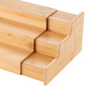 Bamboo 3 Tier Expandable Waterproof Modern <b>Spice</b> Rack High Quality <b>Spice</b> <b>Holder</b> for Kitchen Use - Product Image 3