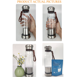 Soudron 500ML Mineral Alkalischer Wasserstoff Wasser flasche <span class=keywords><strong>pH</strong></span>-Wert 7-9.5 Alkalisches Wasser Ionisator Flasche - Product Image 2