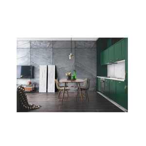 แผ่นไม้อัดสีเงินสีเทาดีไซน์ทันสมัยน้ำหนักเบาตกแต่งผนังประดิษฐ์สำหรับบ้านหรือสำนักงานขายส่ง - Product Image 1