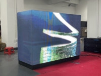 Écran d'affichage vidéo Led Tv d'intérieur personnalisé panneau publicitaire d'angle Led P2 mur vidéo Led pour centre commercial