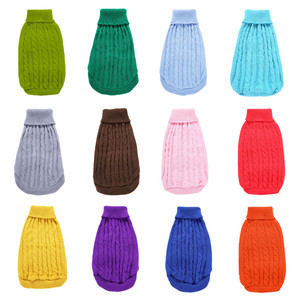 Fabricación profesional OEM pequeños suéteres de perro de Cachemira lisa de punto para <span class=keywords><strong>mascotas</strong></span> para tienda de <span class=keywords><strong>mascotas</strong></span> - Product Image 3
