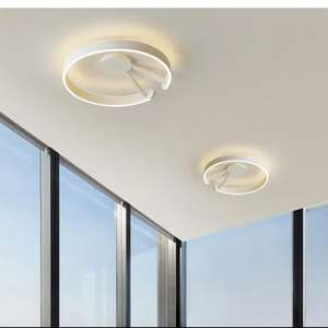 Lámpara de techo led regulable de montaje empotrado para dormitorio y sala de estar con luz redonda de diseño moderno - Product Image 1