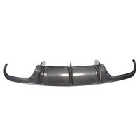Diffuseur arrière en fibre de carbone pour CC63 AMG Classe C W204 C63 pré-lifting, grandes ailettes, ajustement parfait, années 2007-2011