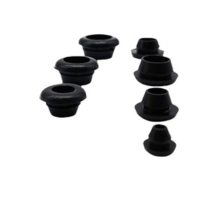 Jukang <b>Rubber</b> <b>Plugs</b> Black Custom Made Round Dustproof For Automotive Parts - Product Image 1