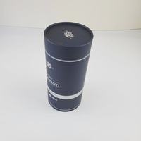 Caja de Cartón de Lujo con Impresión Personalizada y Rotación Automática para Botellas de Vino, Caja Redonda para Whisky, Caja Cilíndrica para Almacenamiento de Tequila