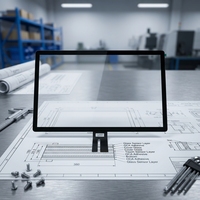 Kit de superposition d'écran tactile industriel pour autoradio, machine POS, écran tactile 17, 17,3, 19, 18,5 pouces