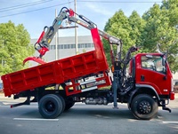 Grue de camion chinoise à flèche télescopique avec godet de préhension, levage stable, service OEM ODM pour travaux d'élagage d'arbres