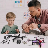 Kits de drones DIY en gros pour les écoles, drones quadricoptères télécommandés pour l'éducation et la formation STEM des étudiants