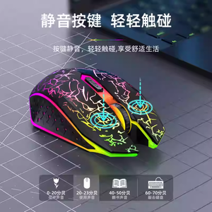 Sản phẩm mới ra mắt: <span class=keywords><strong>3D</strong></span> Dual-mode RGB Backlit Chuột chơi game, Ergonomic sạc không dây quang <span class=keywords><strong>USB</strong></span>/Type-C - Product Image 4