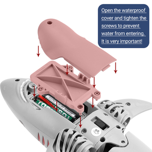<span class=keywords><strong>Robot</strong></span> de agua de Control remoto para niños, juguete de animales para nadar, con sonido - Product Image 6