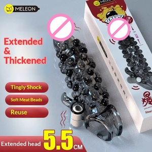 Pallina Esplosiva per Uomo, Cannone in Acciaio a Doppio Shock, Allungato e Ispessito, Essenza per Bloccare il Pene, Granulare, per Sesso - Product Image 3