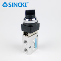 Vanne pneumatique mécanique à action directe SINCKI JM-05 JM-07 3/2 voies