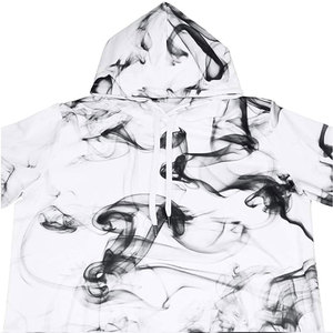 Sudaderas con capucha de algodón estampadas con logotipo y diseño personalizados al por mayor, sudaderas con capucha estampadas informales para hombre con logotipo personalizado para venta en línea - Product Image 4