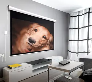 קיר אלקטרוני מקרן מסך 4K HD תצוגת הקרנה אופטי עין הגנת להשתמש עבור קולנוע ביתי משרד חינוך
