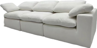 Wabi-Sabi Chenille Gepolsterter Konvertierbarer Einzelsitz-Akzentstuhl Wolkenähnliches Komprimiertes Lounge-Sofa Langlebiger Rahmen Schlafsofa