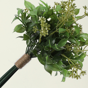 Trang trí nhân tạo hạt tiêu (với trái cây) bụi cây gỗ Hoàng Dương màu xanh lá cây cây cây chi nhánh cho sân vườn trong nhà/ngoài trời trang trí nội thất - Product Image 2