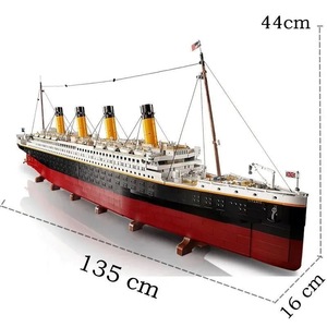 Tương Thích Lớn Titanic Tàu Mô Hình Xây Dựng Khối Điện Tử Hiện Đại Đồ Chơi Cho Bé Trai Lâu Đài Bộ Có Sẵn Cho - Product Image 6