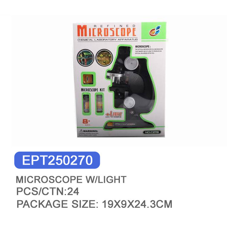EPT250270-Microscopio con luz (24 unidades/caja)