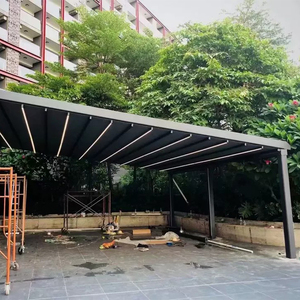 Toldo Retráctil Impermeable para Exteriores de PVC, Pérgola de Aluminio, Cubierta Motorizada para Terraza y Patio - Product Image 2