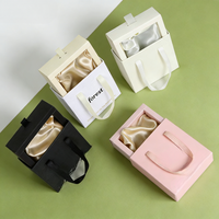 Elegante Caja de Regalo para Joyería con Cajón Deslizable y Logotipo Personalizado, con Asa y Almacenamiento para Collares y Pulseras