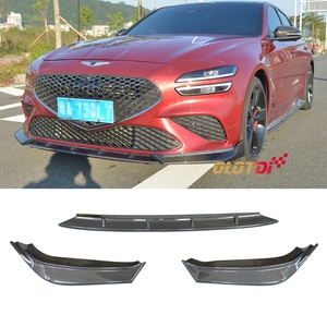 3 Piezas de Fibra de Carbono, Estilo APM, Protector de Parachoques Delantero, Alerón Inferior, Divisor Delantero para Hyundai Genesis G70 2017-2020 - Product Image 3