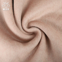High Quality 60%Wool 30%other Fiber 5% Alpaca 5%Tencel Long Hair Double-sided With Different Colors Wool Fabric