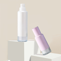 Botol Pompa Airless 15ml/30ml dengan Logo Kustom untuk Sampo & Krim BB Kemasan Kosmetik Portabel dengan Warna Kustom