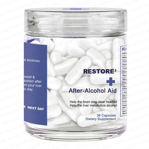 อาหารเสริมอาการเมาค้างสำหรับผู้ใหญ่แคปซูลประสิทธิภาพในการเสริมความงามช่วยให้ตับเผาผลาญแอลกอฮอล์ - Product Image 1