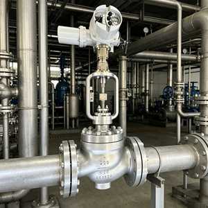 Válvula de Control de Globo Eléctrica ANSI de 6 Pulgadas, 300 WCB, Motorizada, Modulante, Reguladora de Flujo y Presión para Vapor, <span class=keywords><strong>Agua</strong></span>, Petróleo y Gas - Product Image 6