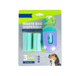Biodegradable Eco-Friendly Compostable Scented Dog Poop <b>Bag</b> <b>Rolls</b> for Easy Walks - Product Image 1