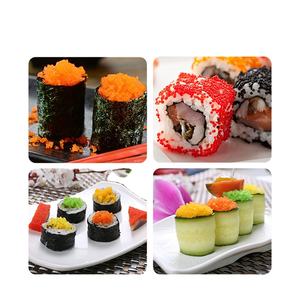 <span class=keywords><strong>Pas</strong></span> <span class=keywords><strong>cher</strong></span> et fin Usine cheveux raides Tobikko multicolore orange vert noir jaune rouge poisson volant oeufs - Product Image 2