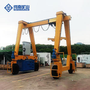 Reifenfahrbarer Einträger-Portalkran 10t 16t 25t Gummibereifter Portalkran zum Verkauf - Product Image 1