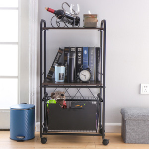 Étagère de rangement de cuisine multifonctionnelle <span class=keywords><strong>avec</strong></span> plateau coulissant, <span class=keywords><strong>chariot</strong></span> de rangement mobile à plusieurs niveaux pour <span class=keywords><strong>four</strong></span> à micro-ondes - Product Image 5