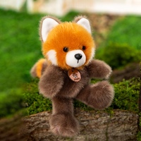 11 styles de porte-clés animaux en peluche mignons, pendentifs doux en forme de chat, chien, renard, animaux de la forêt, breloques de sac, cadeau pour enfants