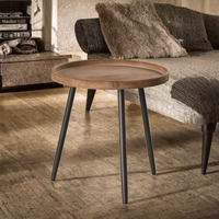 Table basse en bois massif acajou au design simple et durable, style postmoderne, pour salon