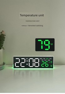 Nuevo Reloj <span class=keywords><strong>Despertador</strong></span> Digital Multifuncional en Inglés con Pantalla LED Simple, Alimentado por USB, Reloj <span class=keywords><strong>Despertador</strong></span> de Cabecera de China - Product Image 5
