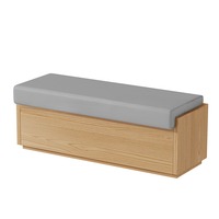 Mobilier moderne pour restaurant Stand en bois canapé banc table et chaise pour café thé au lait
