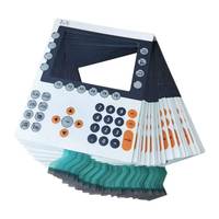 Clavier à membrane flexible OEM avec boutons tactiles en relief