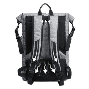 Mochila Deportiva Antirrobo con Compartimento Refrigerante Aislado, Mochila Enrollable con Compartimento Oculto para Computadora Portátil - Product Image 3